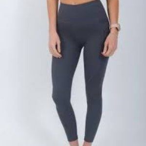 Zyia Active Pearl Gray Pocket Light n Tight Hi-Rise 7/8 (M)